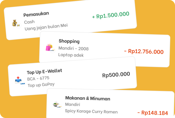 Automatic transaction record screen